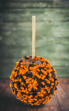 Load image into Gallery viewer, Halloween Sprinkle Caramel Apple
