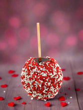 Load image into Gallery viewer, Valentines Sprinkle Caramel Apple
